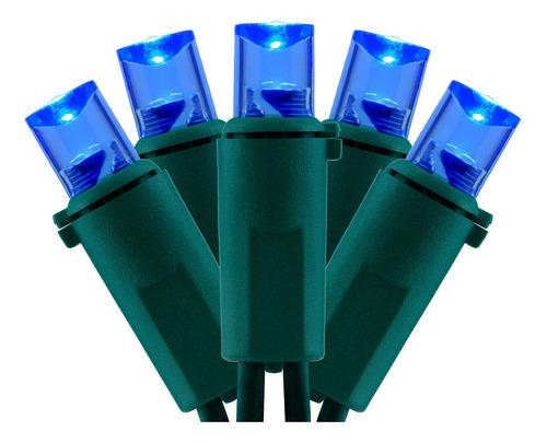 Yuletime Luces Led De Navidad De Gran Angular Azules Con Cab