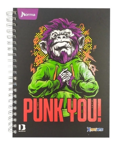 Imagen 6 de 10 de Cuaderno Argollado Cuadriculado Xpresarte 175 Hojas Durabook
