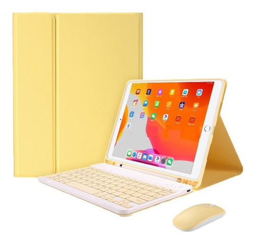 Case Teclado With Mouse For iPad 10.2 8th/7th Generation