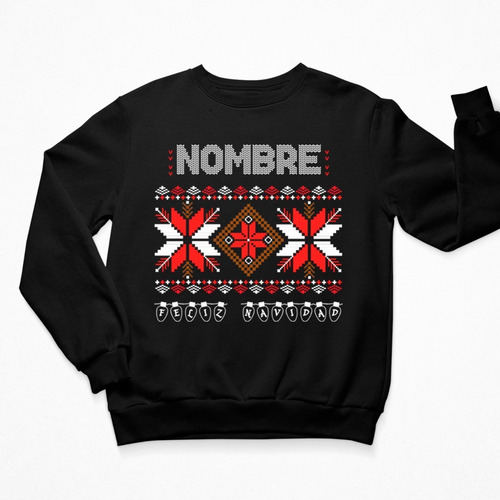 Imagen 3 de 7 de Sudadera Personalizada - Unisex - Navidad - Uggly Sweater