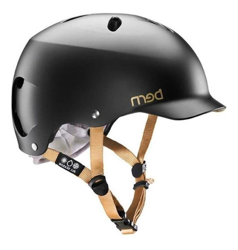 Casco Bern Lenox Urbano Mtb Skate Snowboard Esqui - Nodari Talle S Color Negro Mate