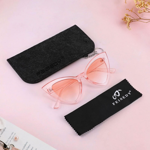 Feisedy Gafas De Sol Estilo Ojo De Gato Retro Para Mujer Gaf