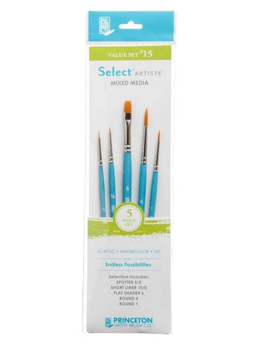 Princeton Select Artiste - Set 5 Pinceles Value Set 15