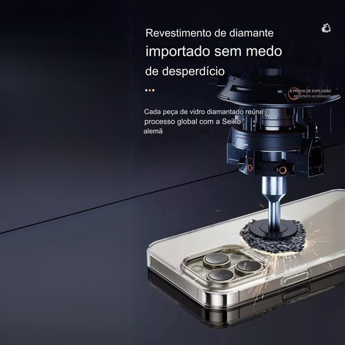 Kit Proteção P/ iPhone 11 A 16 + Case Transparente Clear Pro