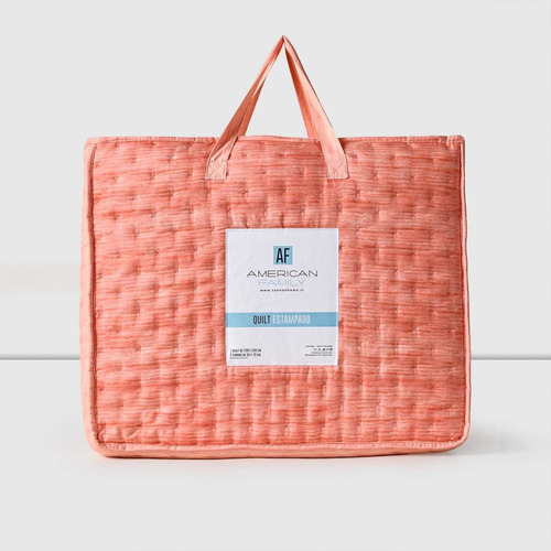 Imagen 4 de 5 de Quilt 2 Plazas Dye Coral