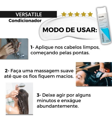 Shampoo Hidratação Imediata E Brilho Lamelar 250ml Versatile