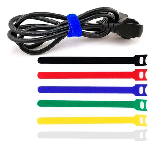 Velcro Amarra Cable 15 Cms (x6)