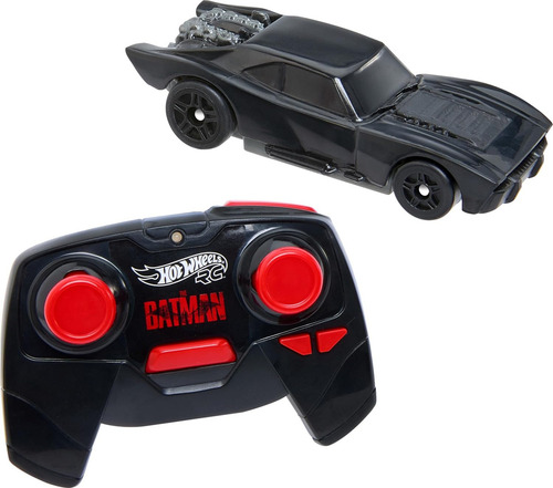 Hot Wheels Badman Batimobil De Control Color Negro