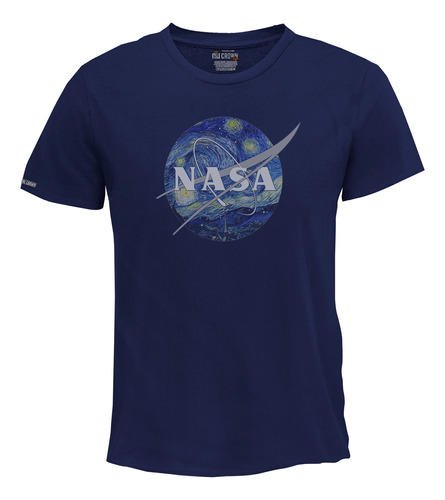 Camisetas Estampadas Nasa Van Gogh Noche Estrellada Bto