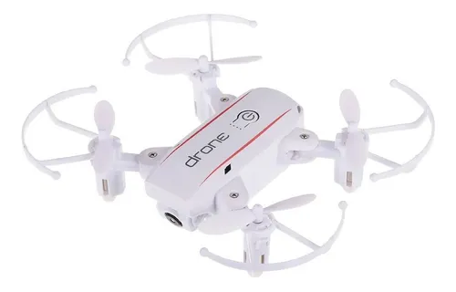 Mini drone Linxtech IN1601 con c mara SD blanco 2.4GHz 1 bater a