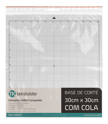 2 Bases De Corte Para Silhouette Cameo 30x30 Com Cola 0,30mm