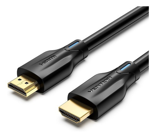 Imagen 1 de 1 de Cable De Video Hdmi 2.1 Vention Hdr Earc Negro 8k 60hz 2m