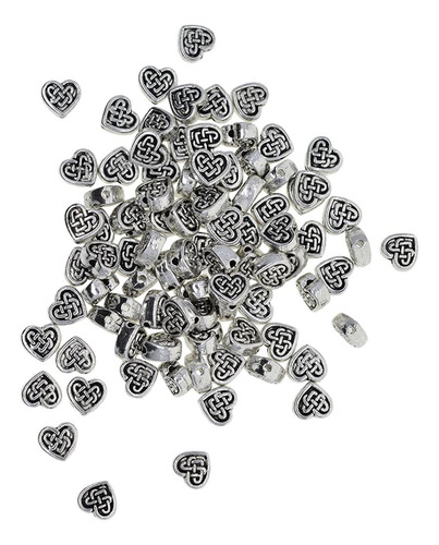 4 Paquete De 2-4 100 Piezas De Plata Con Nudo, 4 Piezas