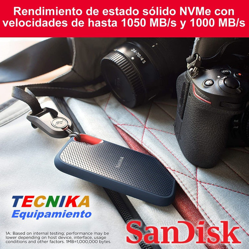 Imagen 4 de 7 de Disco Sólido Externo Sandisk Extreme Sdssde61-2t00-g25 2tb
