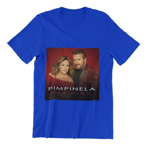 Polera Unisex Pimpinela Duo Traicion 2023 Estampado Algodon