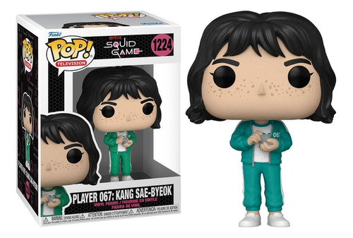 Figura Funko Pop Tv El Juego Del Calamar 1224 Sae Byeok +3