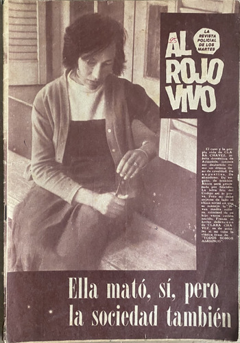 Al Rojo Vivo, La Revista Policial Nº 25, 1965, 28 Pág Cr04b2