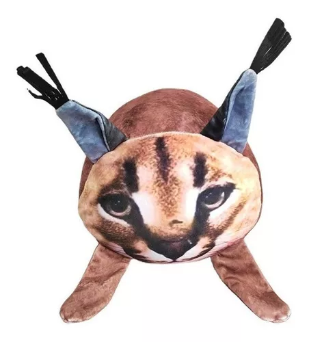 Roblox levanta uma simulação floppa cubo gato caracal pelúcia boneca