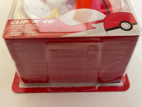 Fennekin Y Pokebola Pokemon Battle Ready Clip N Go Pokeball (Usado)