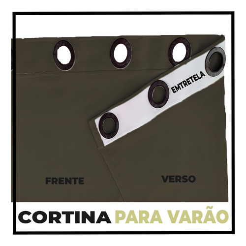 Cortinas Blecaute opacas, 6 x 2,50 cm, corte claro, color beige, color marrón