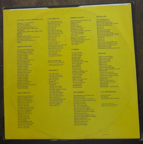 Vinil Vg+ Ramones Road To Ruin 1a Ed Us Sire 1978 Srk 6063
