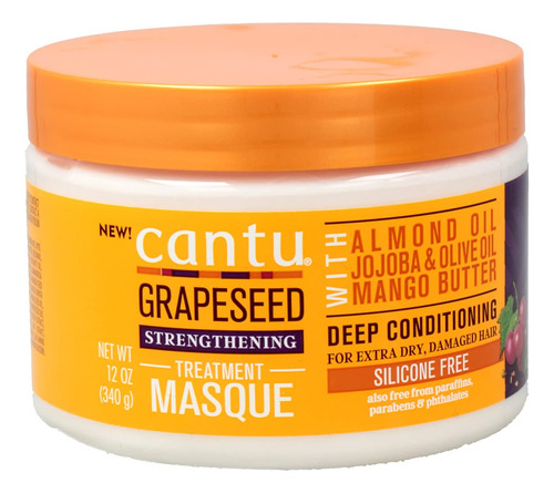 Tratamiento Masque Cantu Grapeseed 355ml