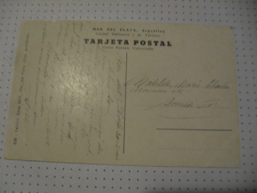 Mar Del Plata Postal Antigua Explanada (edic. Rey)