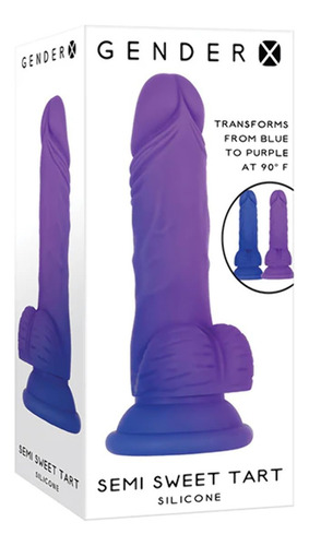 Evolved Novelties - Gender X - Tarta Semi Dulce - Consolador