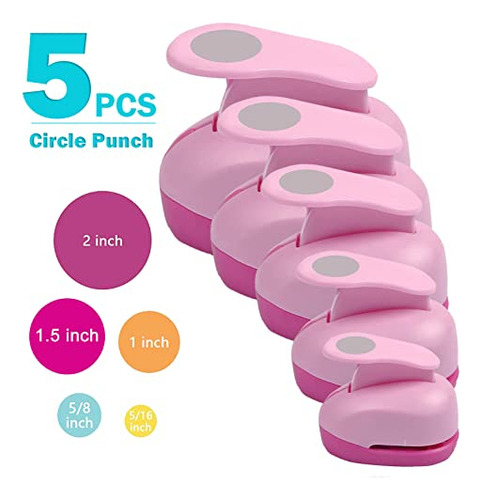 Juego De Perforadoras Circulares Para Papel, Perforadoras De
