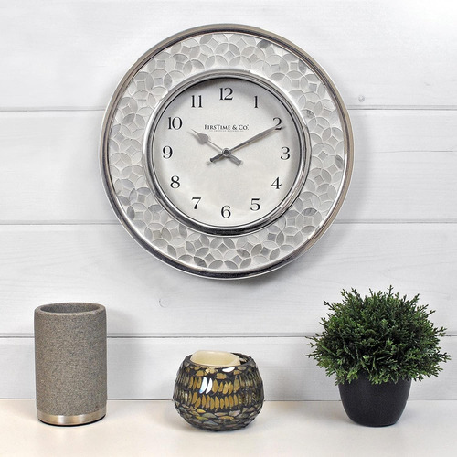 Firstime & Co. Reloj De Pared Con Mosaico Arabesco, 10.25, G