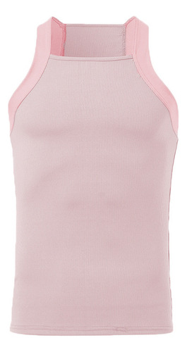 Camiseta Sin Mangas Ajustada Y Elegante Para Hombre