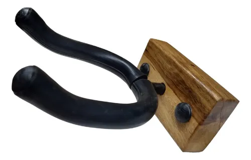 Soporte Pared Guitarra Electrica Criolla Bajo Taco Madera