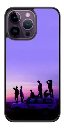 Funda Protector Para iPhone Bts Corea Music Atardecer Auto