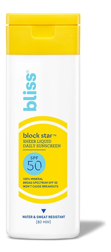 Bliss Block Star Protector Solar Facial Tintado Transparente