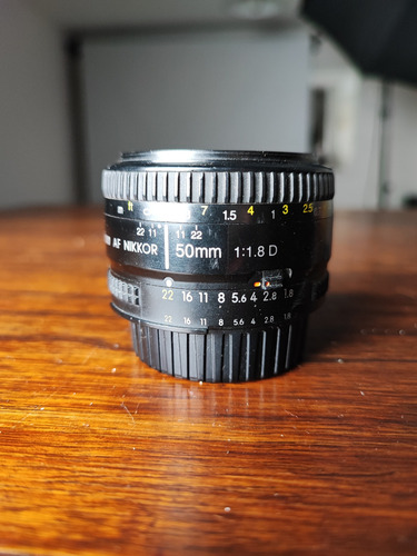 Nikon Af 50mm F1.8 Nikon F Negro (Usado)