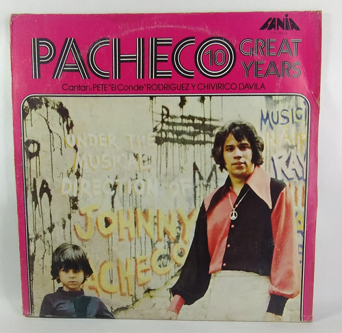 Lp Pacheco 10 Great Years Vinyl En Excelente Condicion
