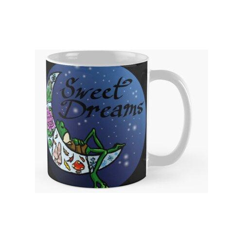 Taza Dulces Sueños (rana En La Luna) Calidad Premium