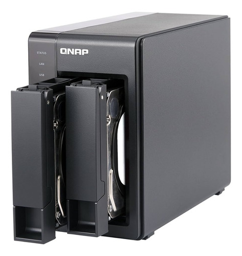 Servidor Nas Qnap Ts-251+ Ram 4gb En Caja Con Disco Hdd (Usado)