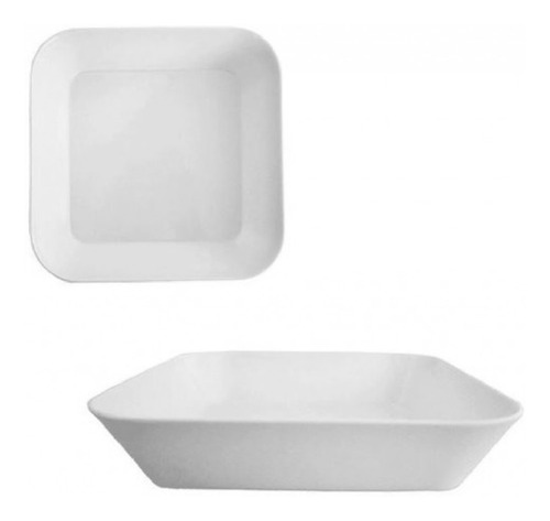 Imagem 2 de 2 de 2 Saladeira Branca Bowl Melamina Pote Tigela 15cm Atacado