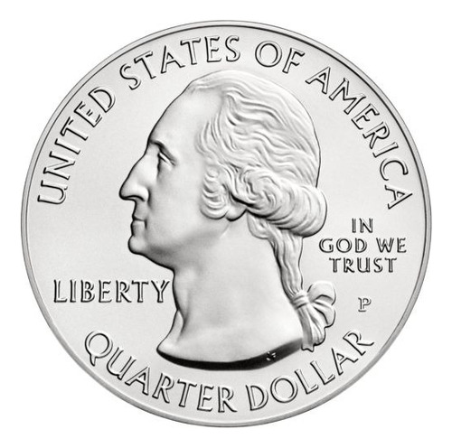 Eua - 25 Cents 2011 Glacier - Montana Letra P -fc
