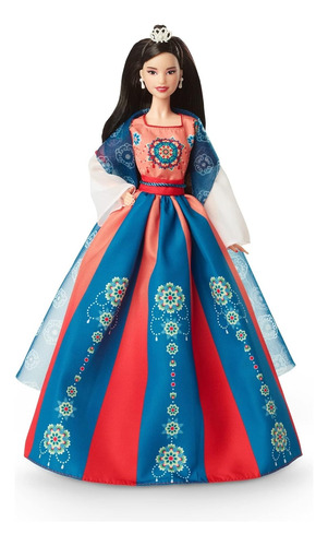 Barbie Muñeca Año Nuevo Lunar Vestido Tradicional Hanfu