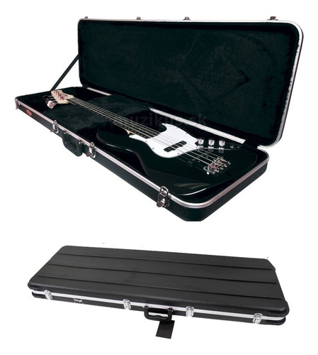 Estuche Hard Case Para Bajo Electrico + Rocker Music