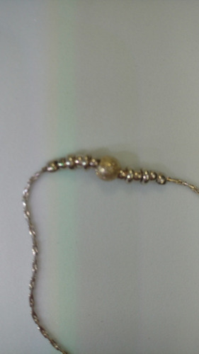 Imagen 8 de 10 de Pulsera Dama Plata .925, Tejido Fino Usada, Buena Condición