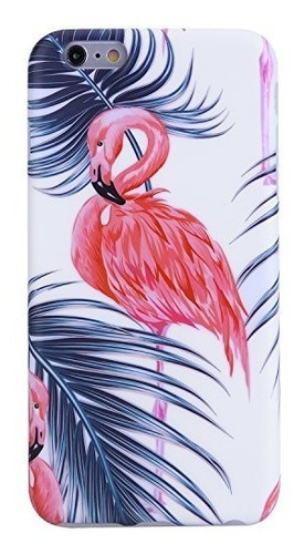 Caso Del Para iPhone 6, Caso Del Para iPhone 6s Flamingo Y H
