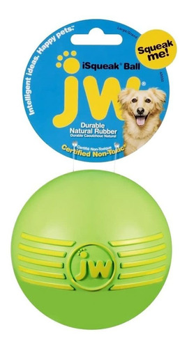 Jw Mascota Isqueak Juguete Del Perro, Grande, 4 , Colores Va