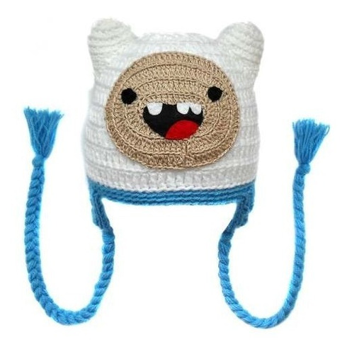 Imagem 4 de 5 de Touca Croche Finn Hora De Aventura - Cosplay Gorro - Newbon