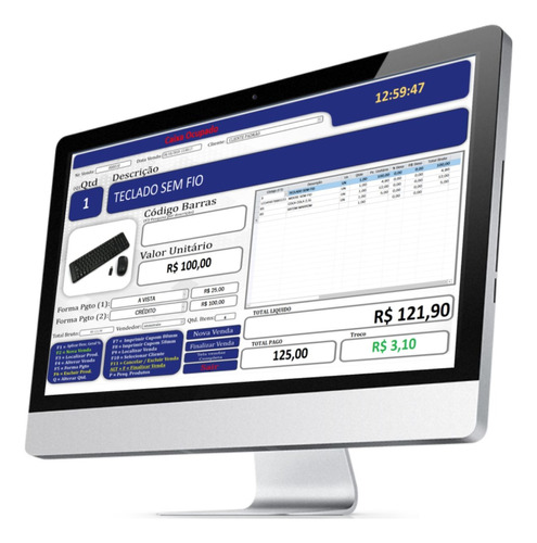 Sistema P/ Loja, Controle De Estoque, Pdv, Caixa, Vendas