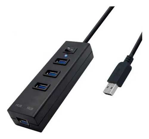 Puntotecno - Hub Usb S-leo 2.0  4 Puertos Con Interruptor