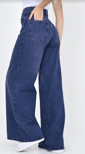 Jean Wide Leg Rígido Matizado Dama Diva