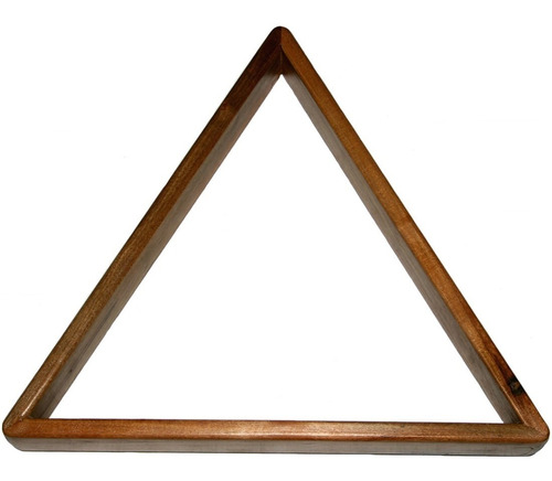 Triângulo Madeira Para Bola Numerada Sinuca Bilhar Snooker